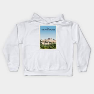 Visit The Acropolis Kids Hoodie